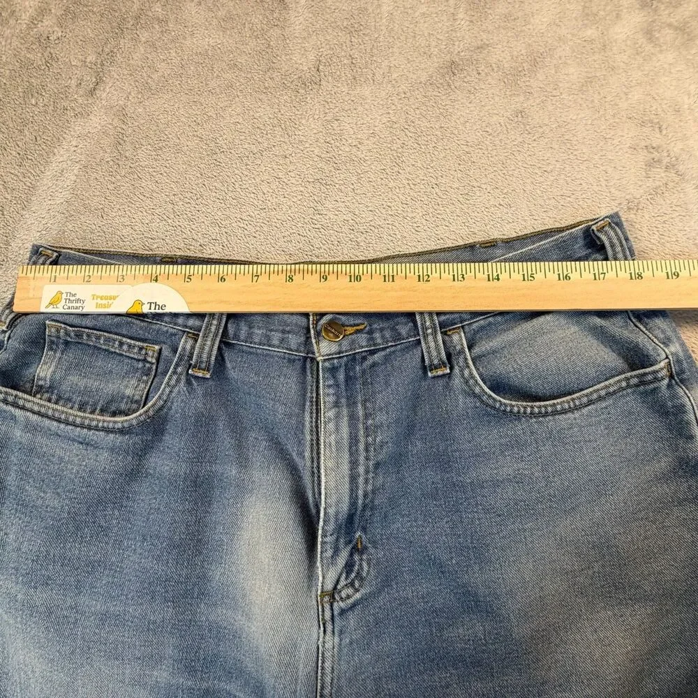 Carhartt Men’s Denim Shorts Size 38 B354 Relaxed Fit Blue Workwear 100% Cotton